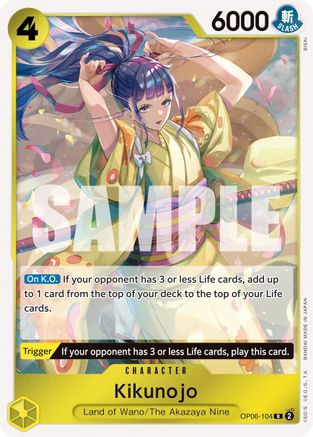 Kikunojo (OP06-104) - Wings of the Captain