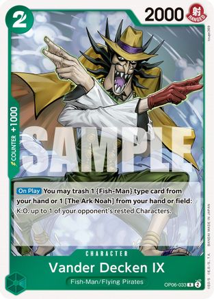 Vander Decken IX (OP06-033) - Wings of the Captain