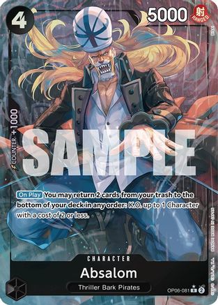 Absalom (Alternate Art) (OP06-081) - Wings of the Captain