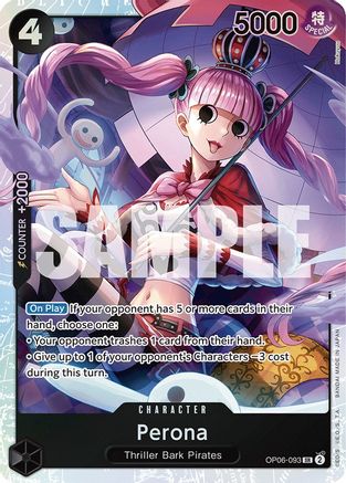 Perona (093) (OP06-093) - Wings of the Captain
