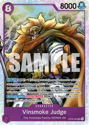 Vinsmoke Judge (OP06-062) - Wings of the Captain