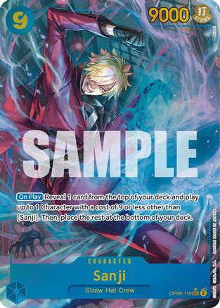 Sanji (Alternate Art) (OP06-119) - Wings of the Captain