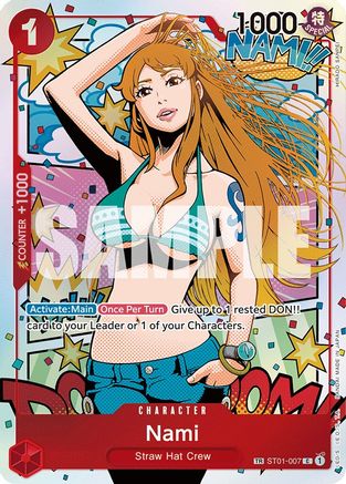 Nami (Alternate Art) (ST01-007) - Wings of the Captain