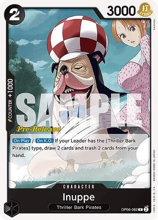 Inuppe (OP06-082) - Wings of the Captain Pre-Release Cards