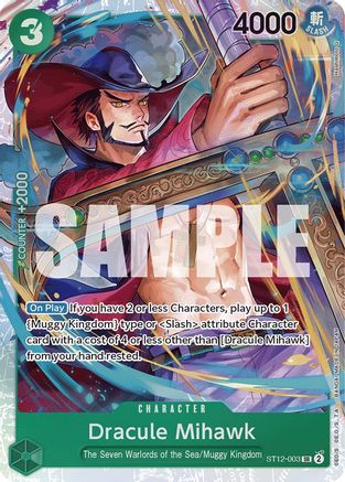 Dracule Mihawk (ST12-003) - Starter Deck 12: Zoro and Sanji