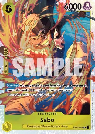 Sabo (008) (ST13-008) - Ultra Deck : Les Trois Frères