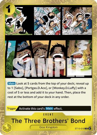 Le lien des trois frères (ST13-019) - Ultra Deck : Les trois frères