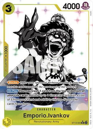 Emporio.Ivankov (Parallèle) (ST13-005) - Ultra Deck : Les Trois Frères