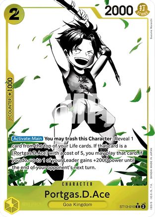Portgas.D.Ace (010) (Parallèle) (ST13-010) - Ultra Deck : Les Trois Frères