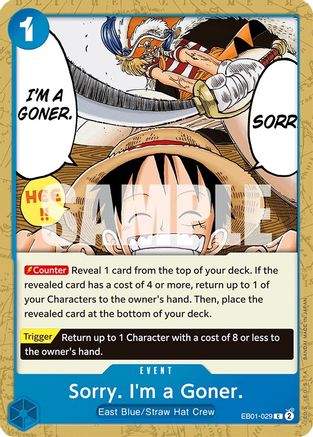 Désolé. Je suis foutu. (EB01-029) - Booster supplémentaire : Collection commémorative
