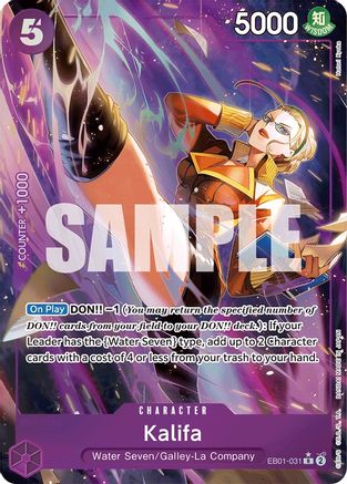 Kalifa (Alternate Art) (EB01-031) - Extra Booster: Memorial Collection