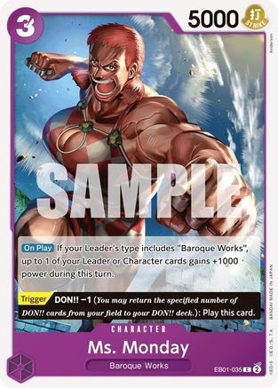 Mme Monday (EB01-035) - Booster supplémentaire : Collection commémorative