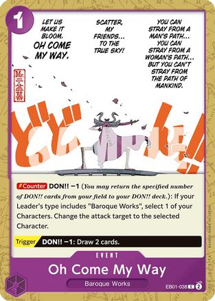 Oh Come My Way (EB01-038) - Booster supplémentaire : Collection commémorative