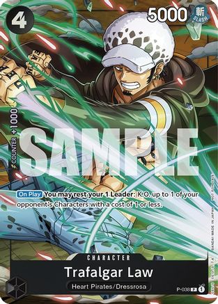 Trafalgar Law (Event Pack Vol. 4) (P-038) - One Piece Promotion Cards