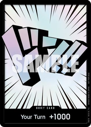DON!! Card (3D Text) - One Piece Promotion Cards