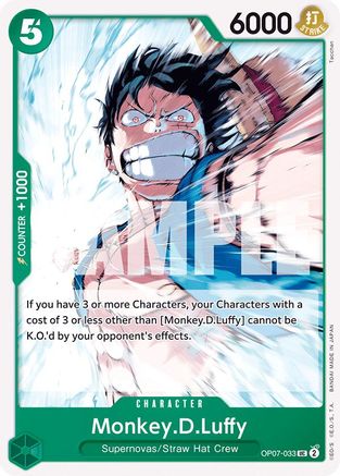 Monkey.D.Luffy (033) (OP07-033) - 500 ans dans le futur