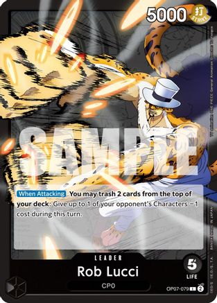 Rob Lucci (079) (OP07-079) - 500 ans dans le futur
