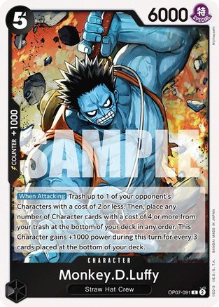 Monkey.D.Luffy (091) (OP07-091) - 500 Years in the Future