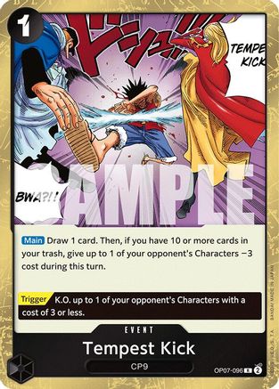 Tempest Kick (OP07-096) – 500 ans dans le futur