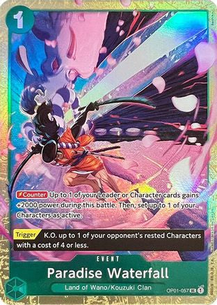 Paradise Waterfall (Collection de cartes Premium - Meilleure sélection Vol. 1-) (OP01-057) - Cartes de promotion One Piece