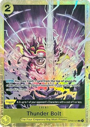 Thunder Bolt (Collection de cartes Premium - Meilleure sélection Vol. 1-) (OP03-121) - Cartes de promotion One Piece