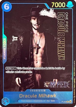 Dracule Mihawk (Collection de cartes Premium - Édition Live Action) (P-052) - Cartes promotionnelles One Piece