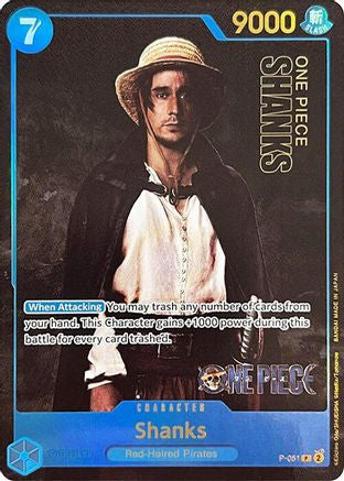 Shanks (Premium Card Collection -Live Action Edition-) (P-051) - One Piece Promotion Cards