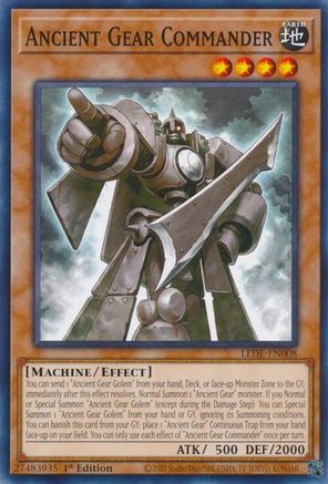 Ancient Gear Commander (LEDE-EN008) - Legacy of Destruction 1ère édition