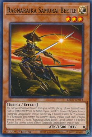 Ragnaraika Samurai Beetle (LEDE-EN014) - Legacy of Destruction 1ère édition