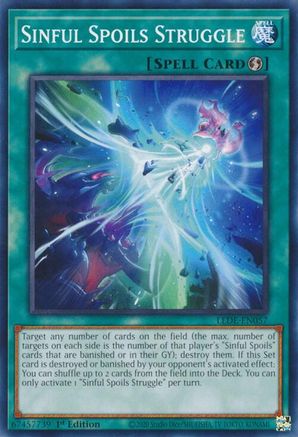 Sinful Spoils Struggle (LEDE-EN057) - Legacy of Destruction 1ère édition
