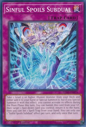 Sinful Spoils Subdual (LEDE-EN074) - Legacy of Destruction 1ère édition