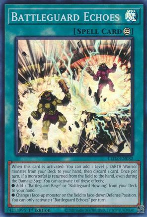 Battleguard Echoes (LEDE-EN082) - Legacy of Destruction 1ère édition