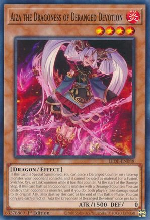 Aiza la dragonne de la dévotion dérangée (LEDE-EN088) - Legacy of Destruction 1ère édition