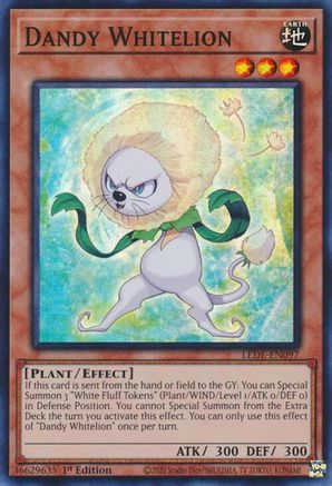 Dandy Whitelion (LEDE-EN097) - Legacy of Destruction 1st Edition