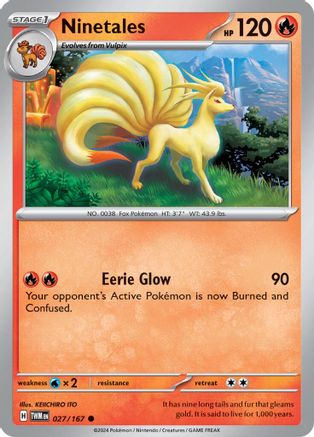 Ninetales 27/167 - SV06 Twilight Masquerade Reverse Holofoil