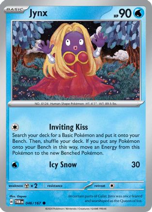 Jynx 46/167 - SV06 Twilight Masquerade Holofoil inversé