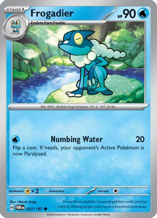 Frogadier 57/167 - SV06 Twilight Masquerade Reverse Holofoil