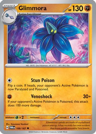 Glimmora 109/167 - SV06 Twilight Masquerade Holofoil inversé