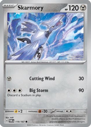 Airmure 119/167 - SV06 Twilight Masquerade Holofoil inversé