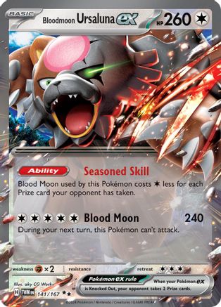 Bloodmoon Ursaluna ex 141/167 - SV06 Holofoil Twilight Masquerade