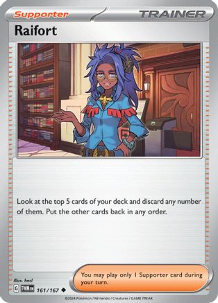 Raifort 161/167 - SV06 Twilight Masquerade Holofoil inversé