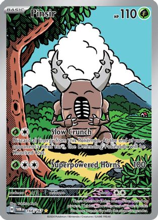 Pinsir 168/167 - SV06 Holofoil Twilight Masquerade