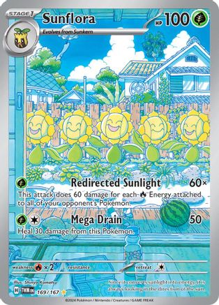 Sunflora 169/167 - SV06 Holofoil Twilight Masquerade