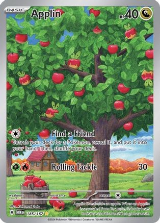 Applin 185/167 - SV06 Holofoil Twilight Masquerade