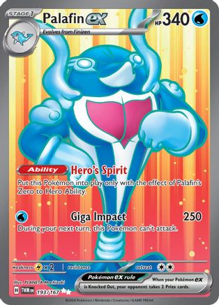 Palafin ex 193/167 - Holofoil SV06 Twilight Masquerade