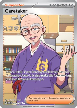 Caretaker 203/167 - SV06 Twilight Masquerade Holofoil