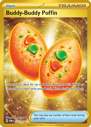 Buddy-Buddy Poffin 223/167 - SV06 Holofoil Twilight Masquerade
