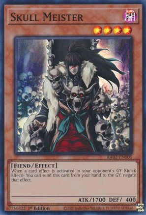 Skull Meister (RA02-EN005) – 25e anniversaire Rarity Collection II 1ère édition
