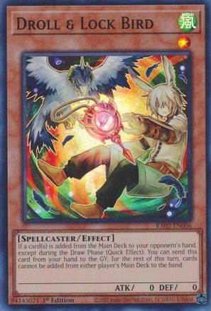 Droll & Lock Bird (Art alternatif) (RA02-EN006) – 25e anniversaire Rarity Collection II 1ère édition