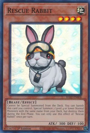 Rescue Rabbit (RA02-EN008) – 25e anniversaire Rarity Collection II 1ère édition